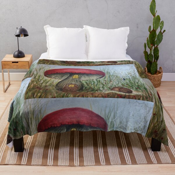 Item preview, Mushroom house with snail designed and sold by LauraAnnSeel.