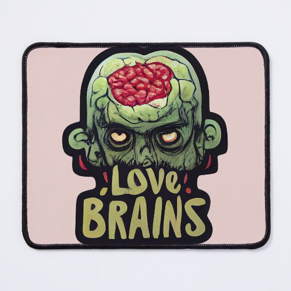 Item preview, Creepy Zombies Love Brains designed and sold by luceamart.