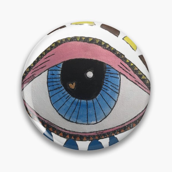 Item preview, Evil eye with colorful paint  designed and sold by Raida Art and Mosaic Gallery .