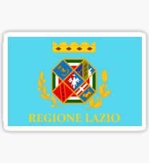 Lazio Flag, Italy Sticker