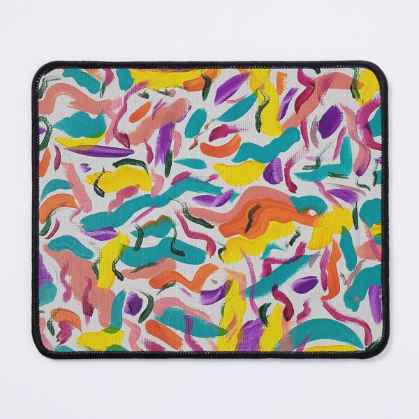 Item preview, Rainbow Party Abstract Print designed and sold by DanielleGensler.