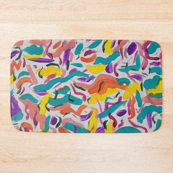 Item preview, Rainbow Party Abstract Print designed and sold by DanielleGensler.