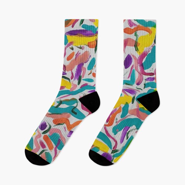 Item preview, Rainbow Party Abstract Print designed and sold by DanielleGensler.