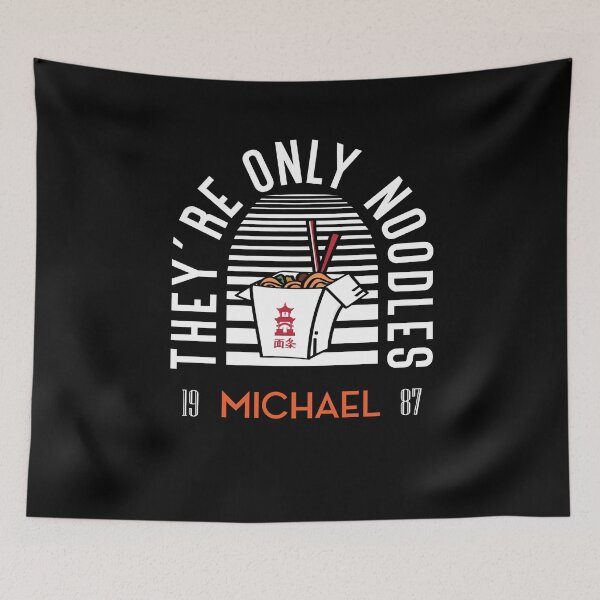 Item preview, They're Only Noodles Michael - 80 s MOVIE  designed and sold by Raiko-art.