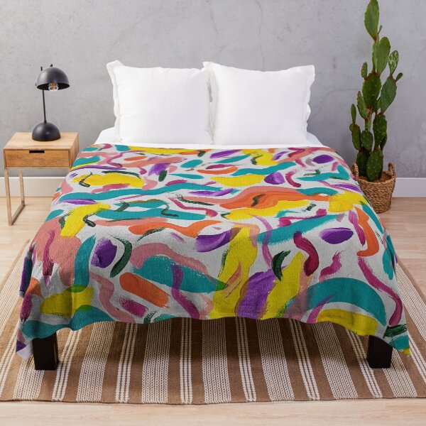 Item preview, Rainbow Party Abstract Print designed and sold by DanielleGensler.