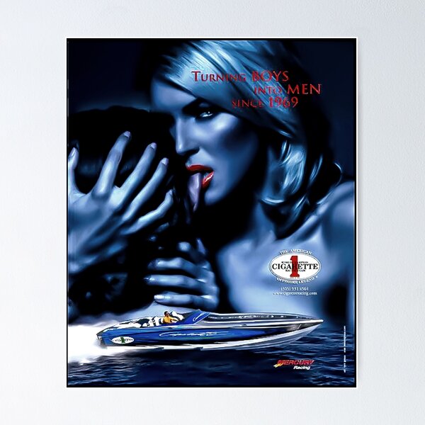 Item preview, Cigarette Bite Classic Retro Sexy Racing designed and sold by ChristinasMess.