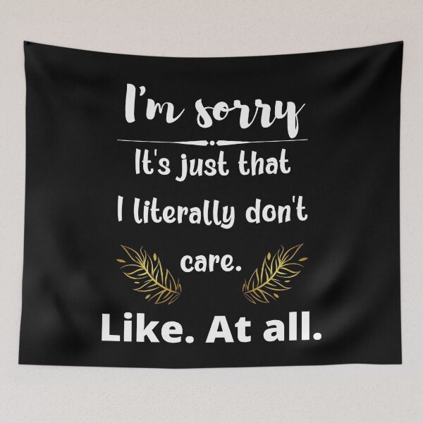Item preview, I'm sorry. It's just that I literally don't care. designed and sold by MerWishes.