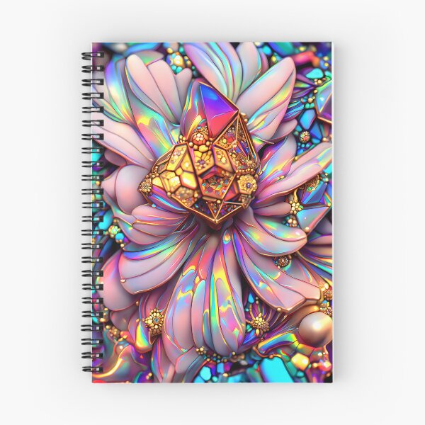 Item preview, A Trippy Abstract Crystal Flower designed and sold by ailuanni.