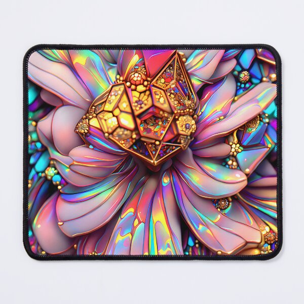 Item preview, A Trippy Abstract Crystal Flower designed and sold by ailuanni.