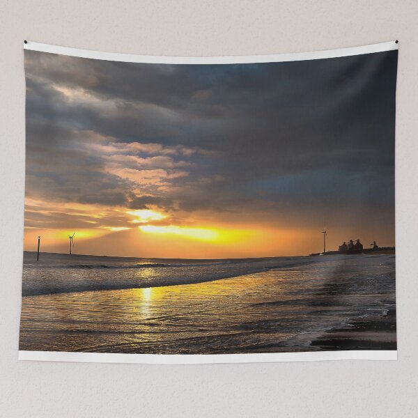Item preview, Daybreak on Cambois beach designed and sold by Violaman.