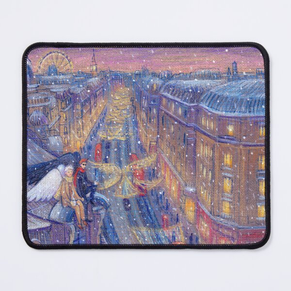 Item preview, London Winter: Angels on a rooftop designed and sold by illustore.
