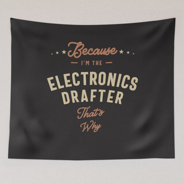 Item preview, Electronics Drafter Job Occupation Birthday Worker designed and sold by cidolopez.