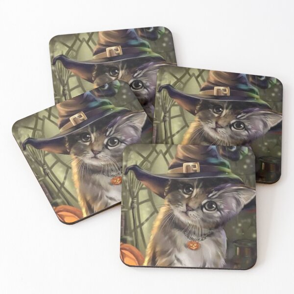 Item preview, witch cats hallowen designed and sold by thamishop1.