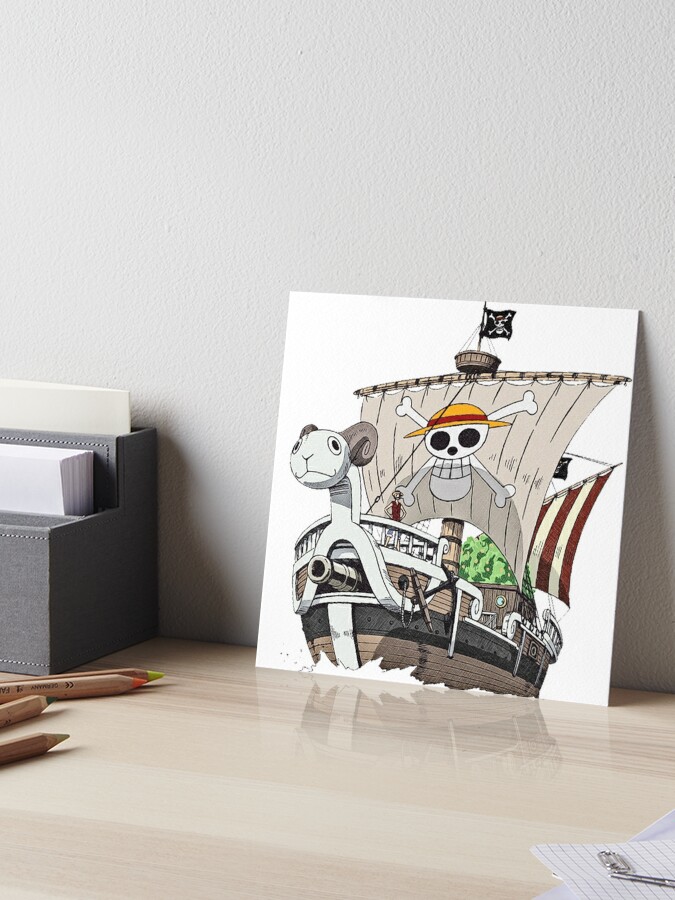 One Piece Going Merry Art Board Print for Sale by haida-hasn