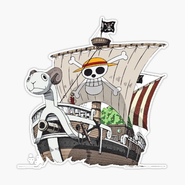 SRBB0716 Going Merry One piece anime sticker