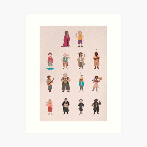 Our Flag Means Death Going Through As A Crew Art Print