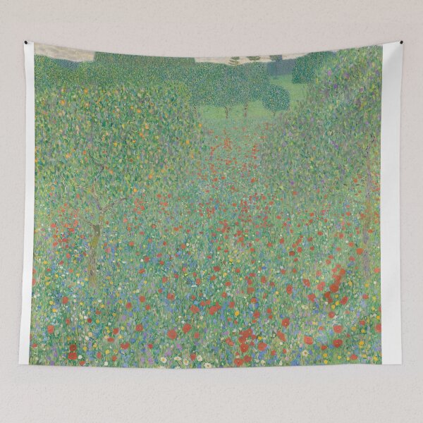 Item preview, Gustav Klimt Austrian painter Blühender Mohn Mohnwiese (1907) designed and sold by TeeARTHY.