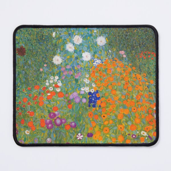 Aperçu de l'œuvre  Gustav Klimt peintre autrichien Cottage Garden (1905-1907) créée et vendue par TeeARTHY.