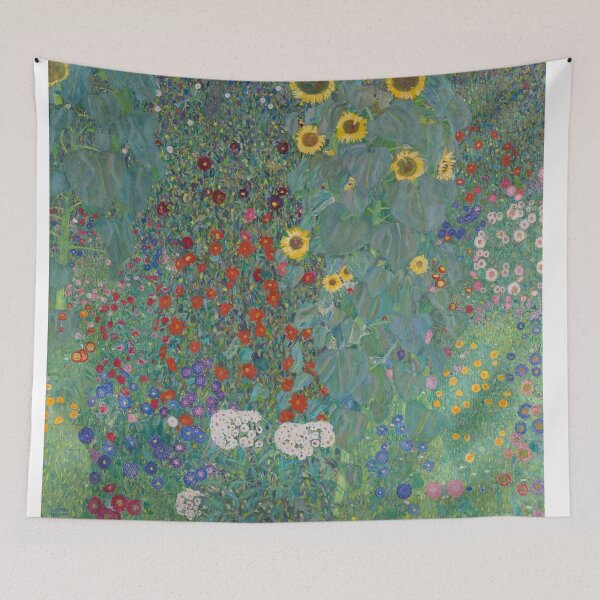 Item preview, Gustav Klimt Austrian painter Cottage garden with sunflowers (1907) designed and sold by TeeARTHY.