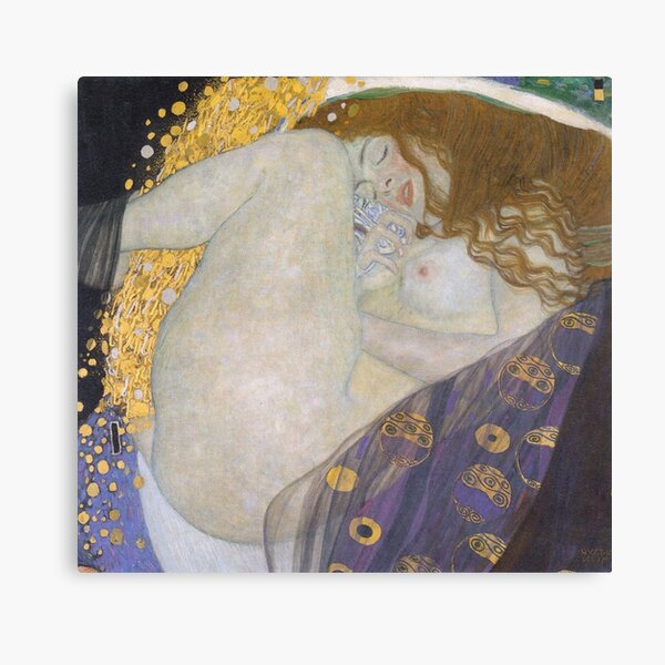 Aperçu de l'œuvre Gustav Klimt peintre autrichien Danae (1907) créée et vendue par TeeARTHY.