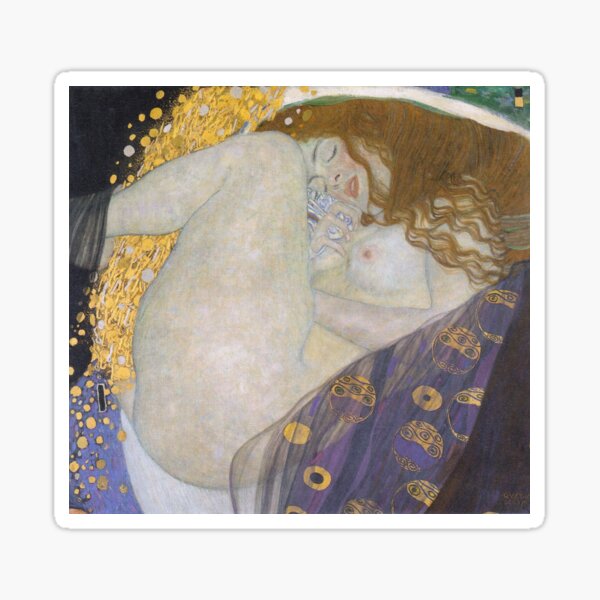 Aperçu de l'œuvre Gustav Klimt peintre autrichien Danae (1907) créée et vendue par TeeARTHY.