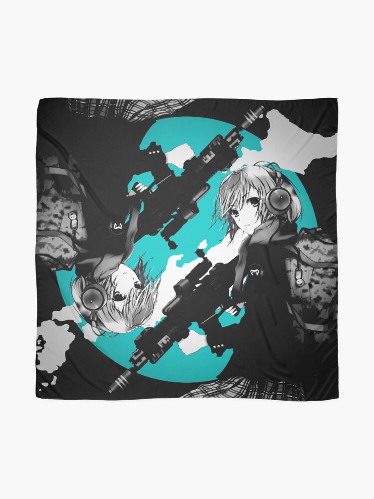 Aesthetic Anime Girl With Gun Scarf By Justensamson Redbubble