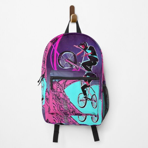 Item preview, night ride BMX vaporwave aesthetic glitch surrealism Japanese art inspired designed and sold by Scoopivich.