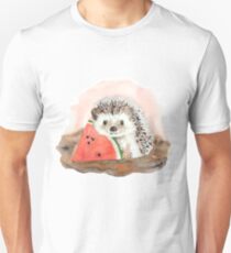 Baby Igel mit Wassermelone Slim Fit T-Shirt