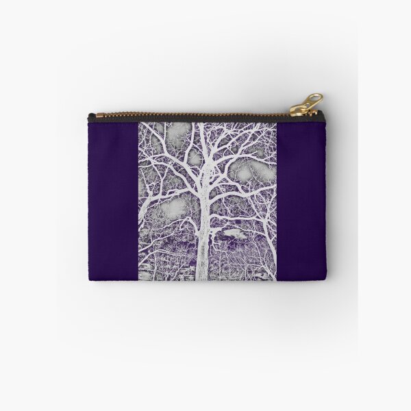 Item preview, White and Purple Tree Branches Abstract Design designed and sold by adriturner.
