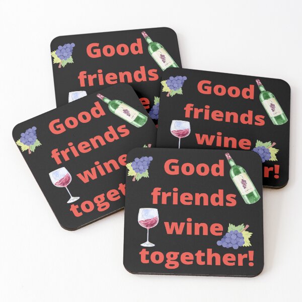 Item preview, Good friends wine together! designed and sold by artbyrosse.