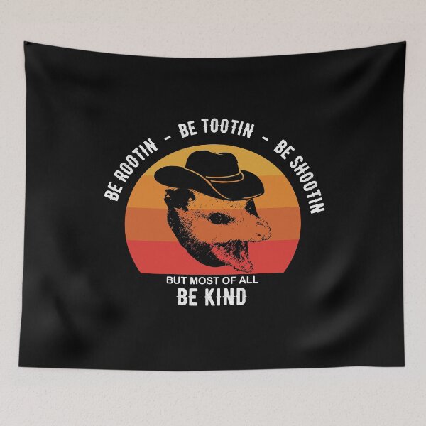 Item preview, Be Rootin Be Tootin Be Shootin Be Kind - Cowboy Opossum Lover designed and sold by Raiko-art.