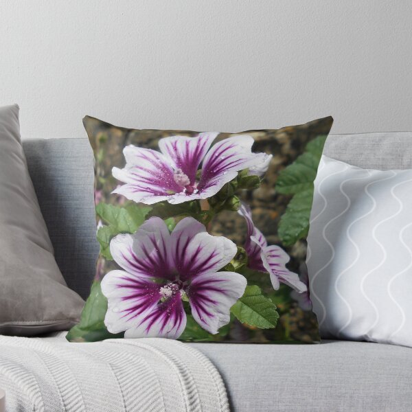 Item preview, Malva sylvestris var zebrina designed and sold by Floral-Art.