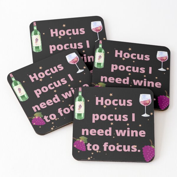 Item preview, Hocus pocus I need wine to focus. designed and sold by artbyrosse.
