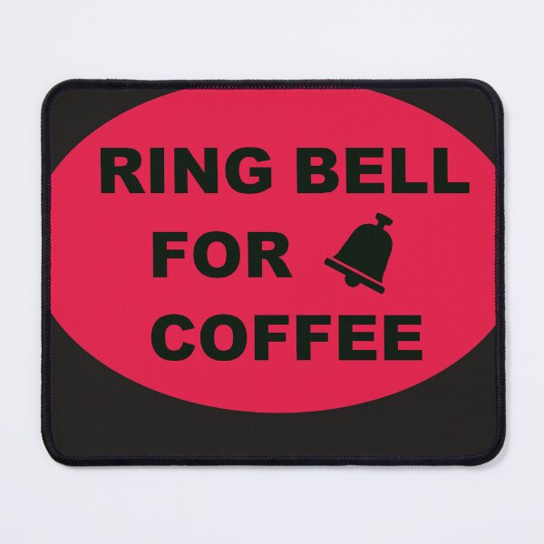 Item preview, RING BELL FOR COFFEE Industrial style sign designed and sold by lobodelnoir.