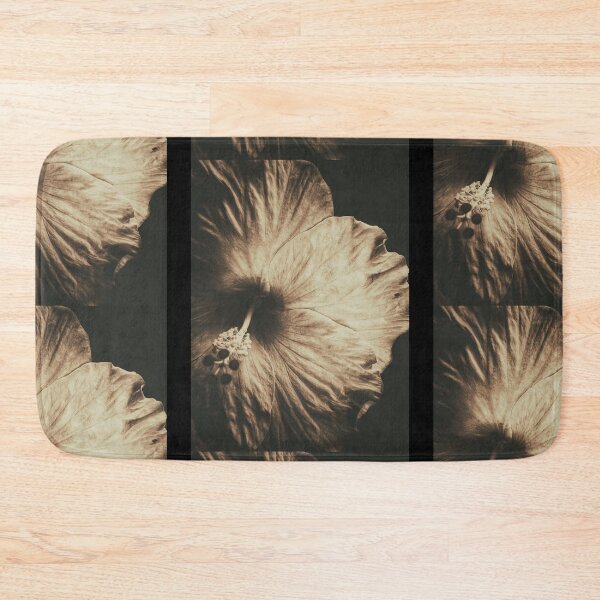 Item preview, Sepia Closeup Hibiscus Bloom Photography Design designed and sold by EarthArtDesigns.
