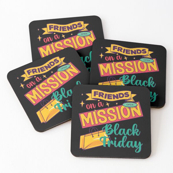 Item preview, Friends On a Mission Black Friday - Shopping Lovers designed and sold by DebbisPalette.
