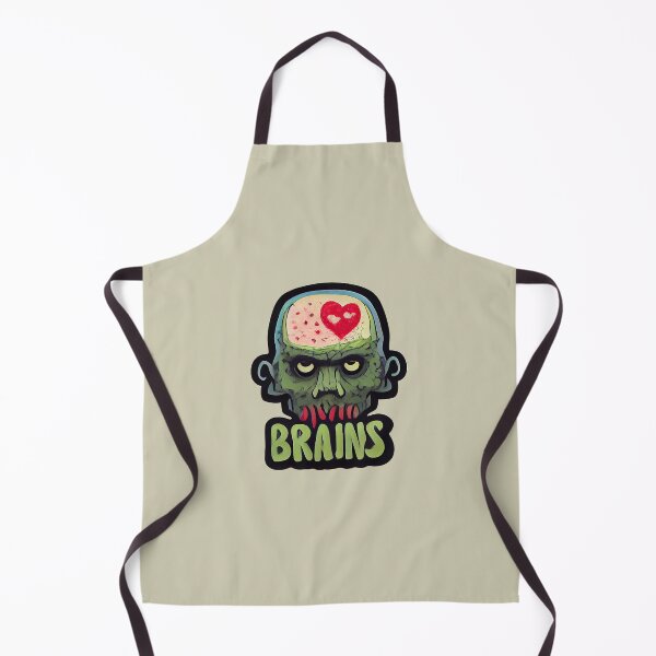 Item preview, Smooth Zombies Love Brains With Background designed and sold by luceamart.