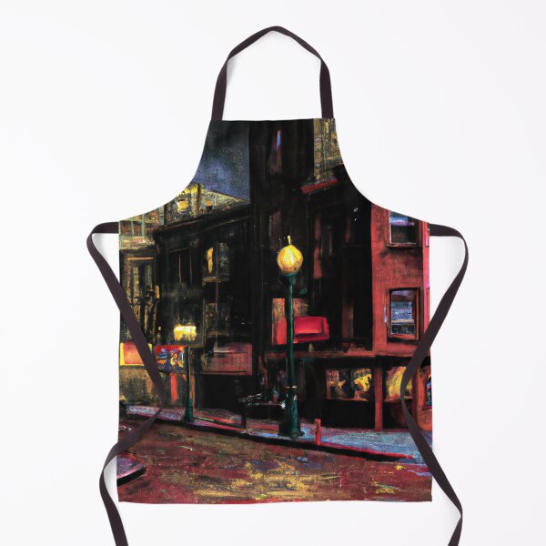 Item preview, Retro San Francisco City at Night, Film Noir Vintage Art designed and sold by Itaya Art.
