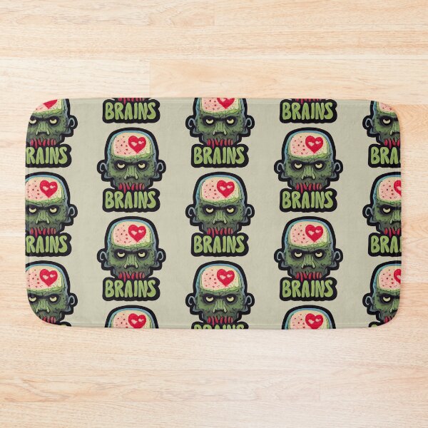 Item preview, Smooth Zombies Love Brains With Background designed and sold by luceamart.