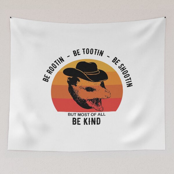 Item preview, Be Rootin Be Tootin Be Shootin Be Kind - Cowboy Opossum Lover designed and sold by Raiko-art.