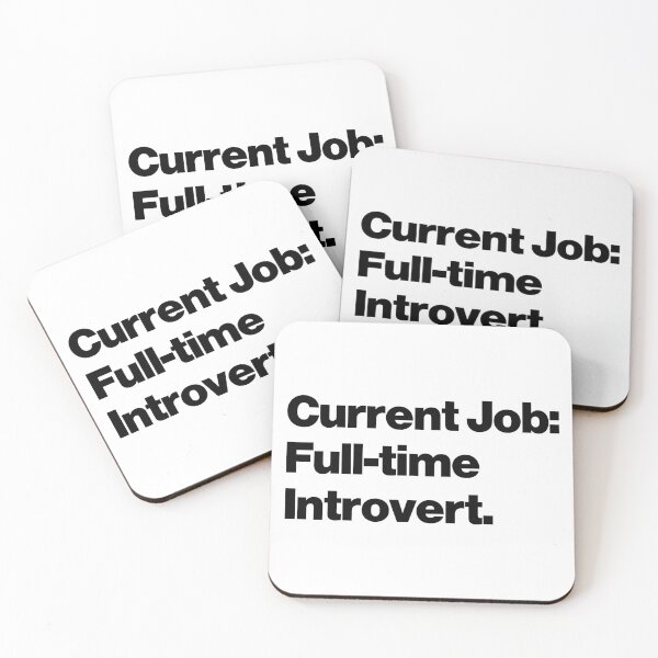 Item preview, Current Job: Full-time Introvert designed and sold by SarahJisri.