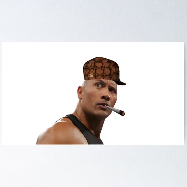 Dwayne The Rock Johnson eyebrow raise meme  Poster for Sale by DennisHard1