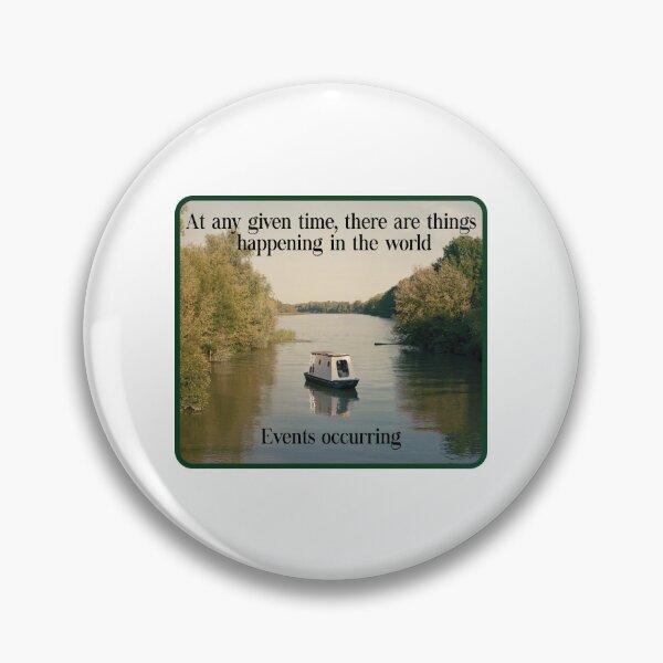 Item preview, Calm And Peaceful River Boat Scenery Sticker designed and sold by Synchropact.