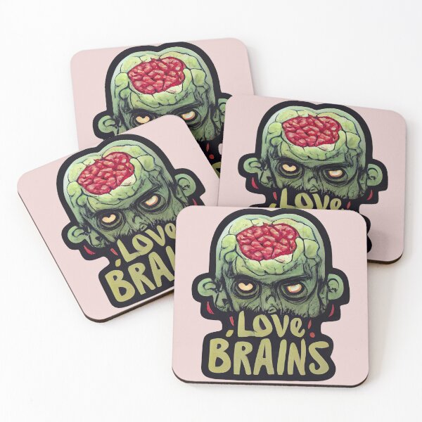 Item preview, Creepy Zombies Love Brains designed and sold by luceamart.