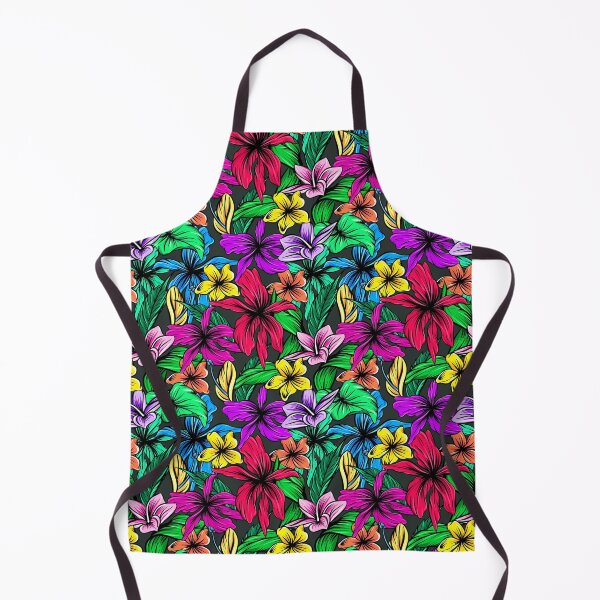 Item preview, Tropical Hibiscus Flowers Floral Botanical Leaves Colorful designed and sold by StudioAkubi.