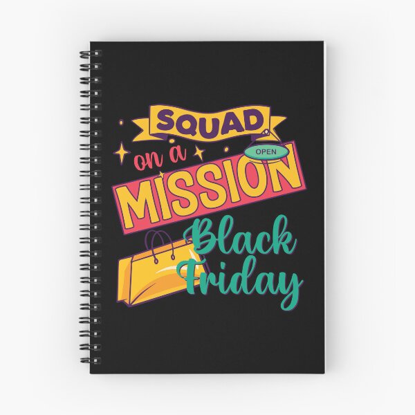 Item preview, Squad On a Mission Black Friday - Shopping Lovers designed and sold by DebbisPalette.
