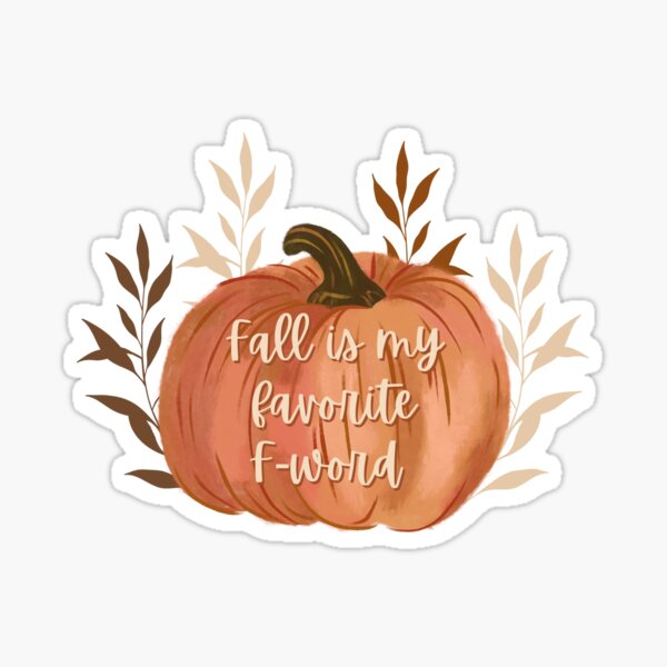 downtown girl autumn Sticker for Sale by itsacruelsummer