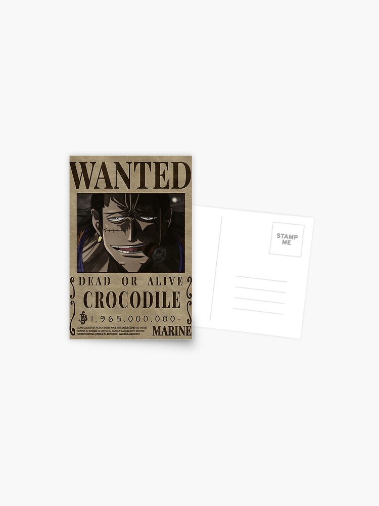One Piece Poster - Wanted Cross Guild Bounty – One Piece Gifts