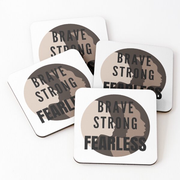 Item preview, Brave Strong Fearless designed and sold by Demetria Williams.
