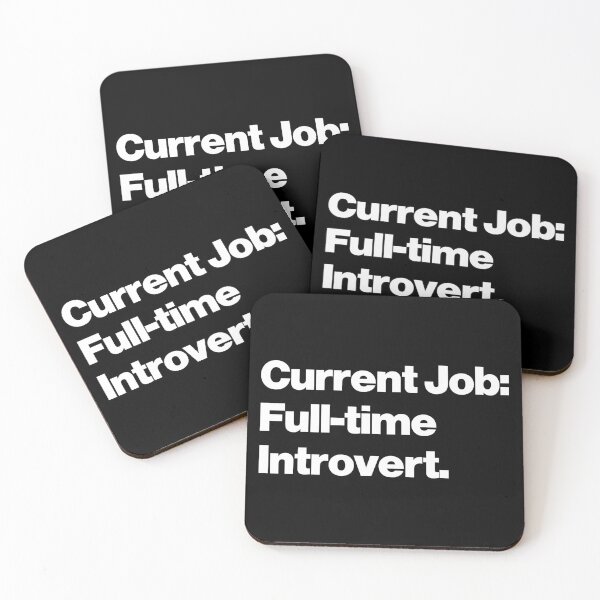 Item preview, Current Job: Full-time Introvert V2 designed and sold by SarahJisri.